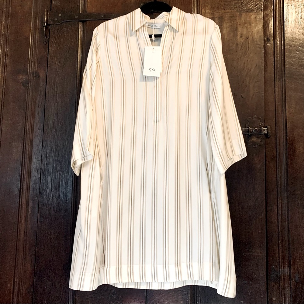 CO Los Angeles Half Placket Tunic Dress w/ Pockets